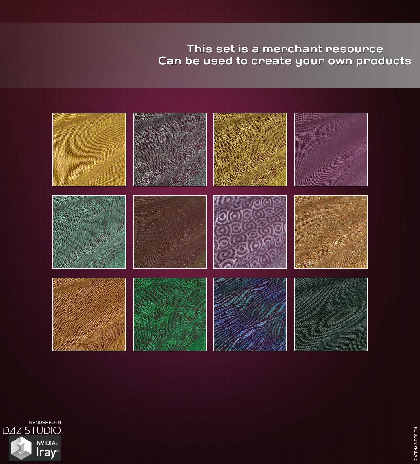 DAZ Iray - Glitter Meshes by N/A