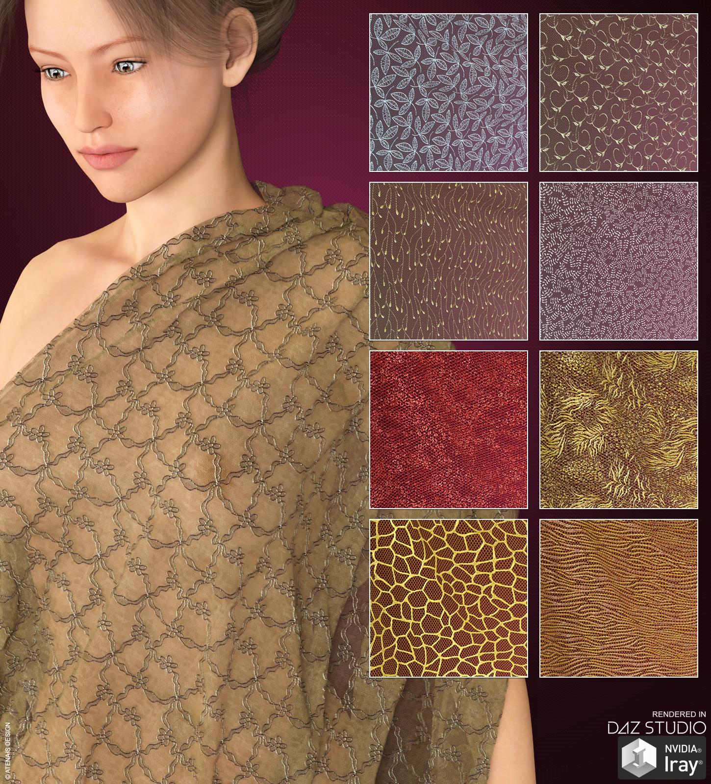 DAZ Iray - Glitter Meshes by N/A
