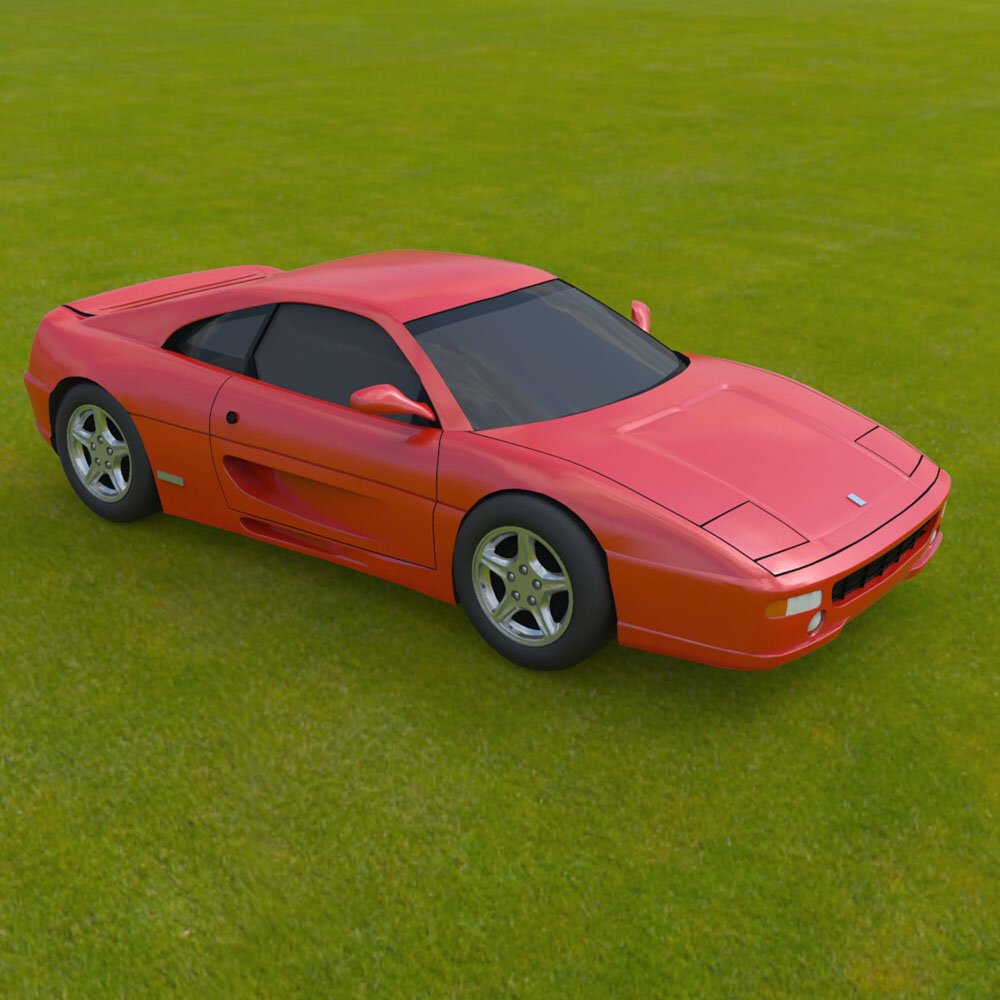 Ferrari Testarossa 1992 - Extended License by N/A