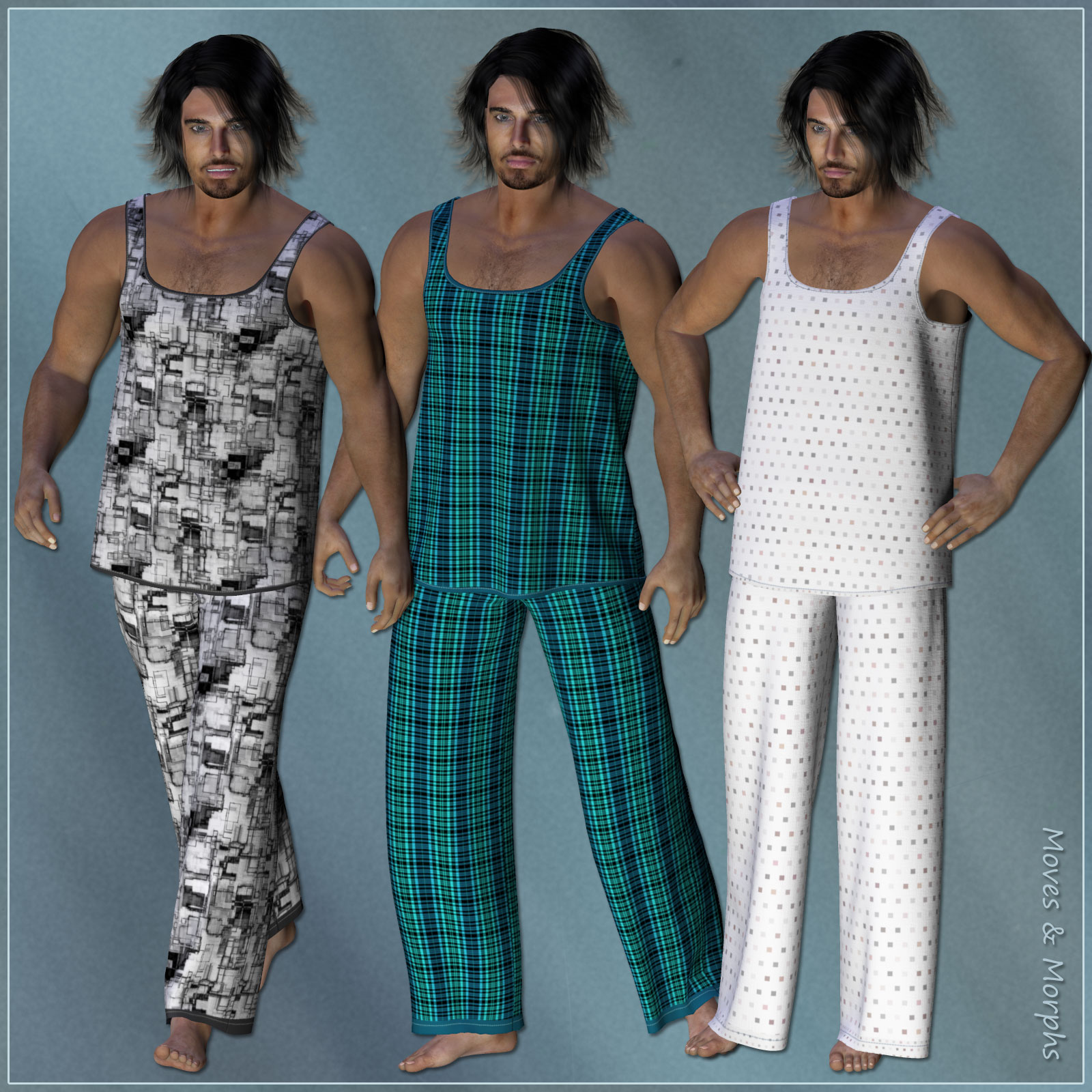 Dusk Pyjama and 7 Styles by N/A