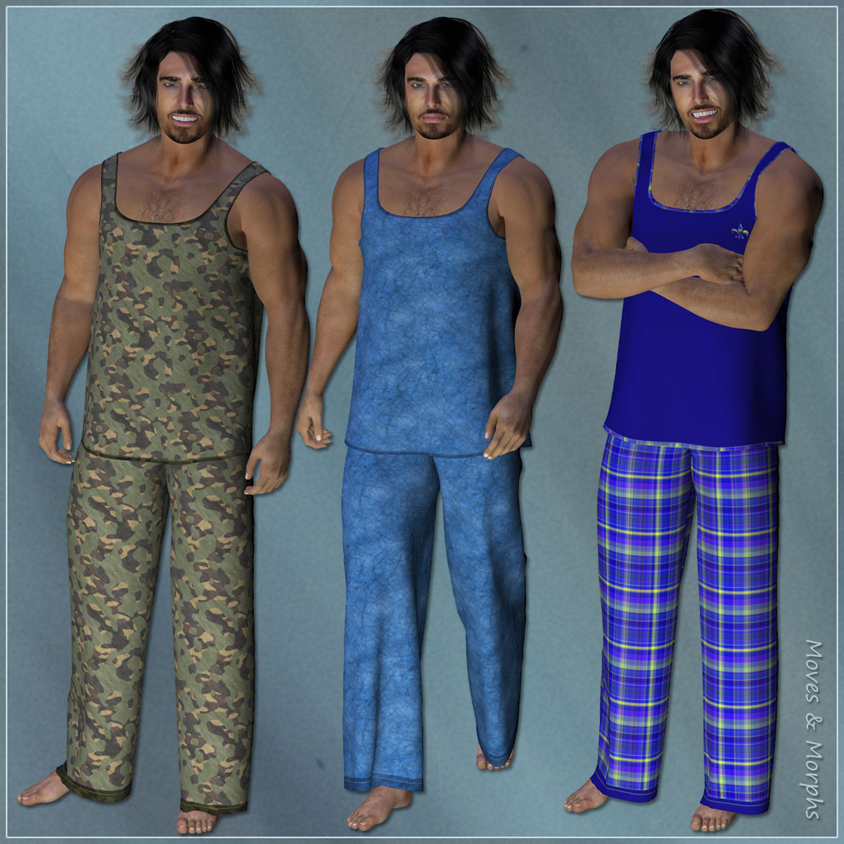 Dusk Pyjama and 7 Styles by N/A