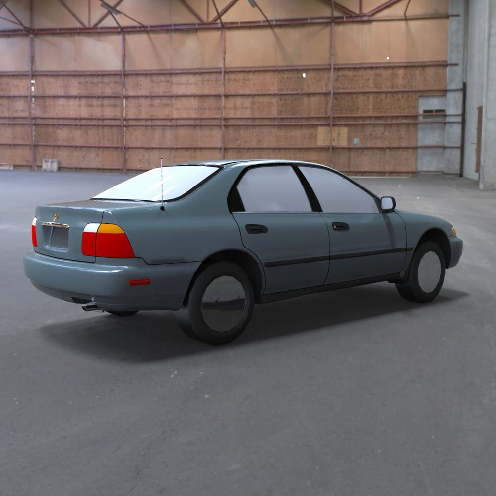 Honda Accord 1997 :: Wavefront OBJ - Extended License by N/A