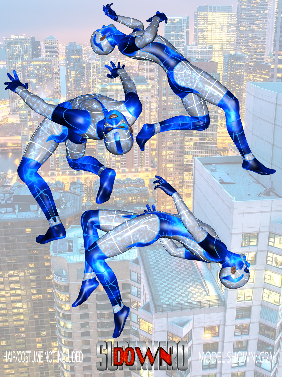 SuperHero Down for G2M & G3M Volume 1 by N/A
