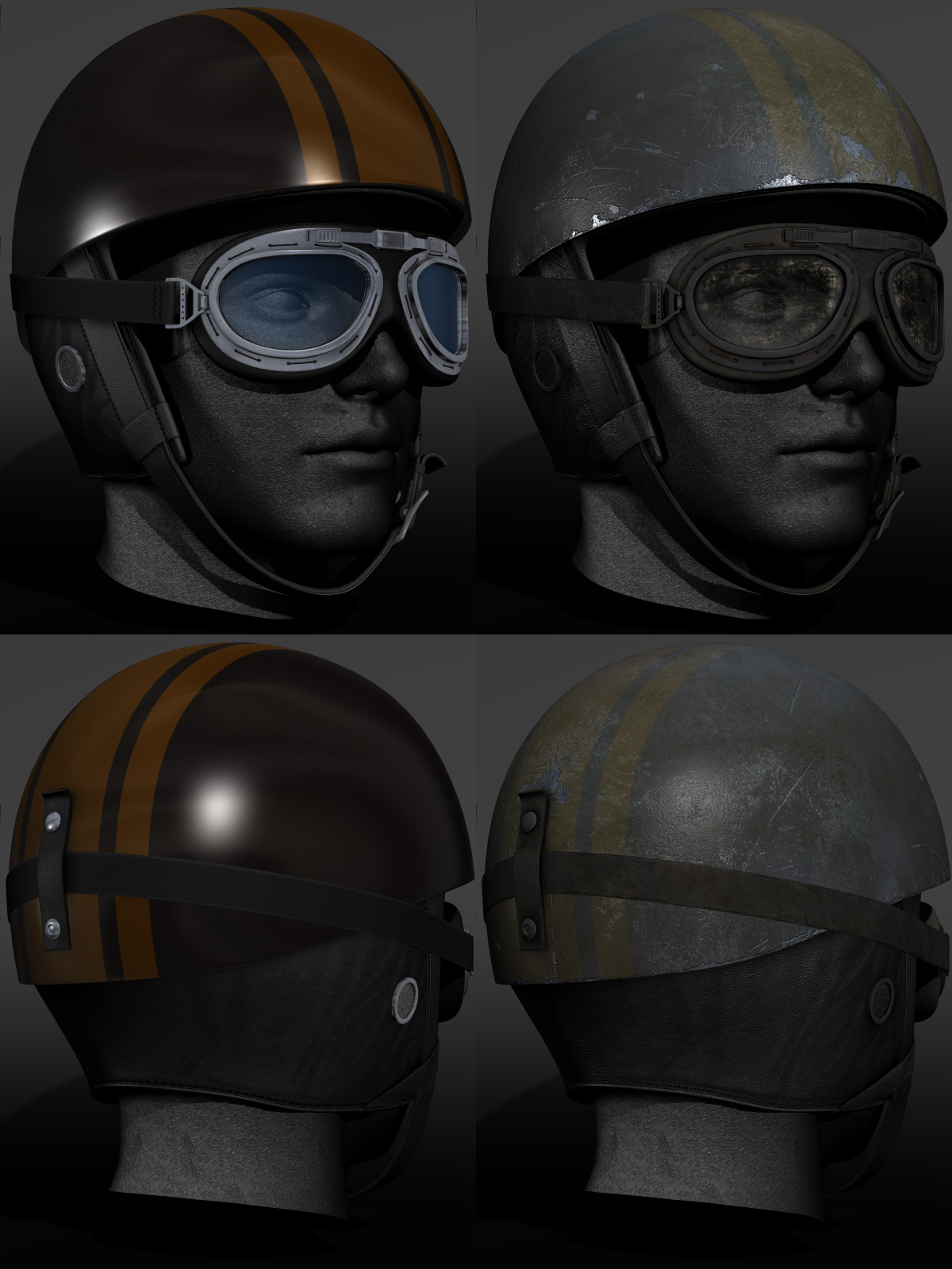 Cafe Racer Half Helmet by N/A