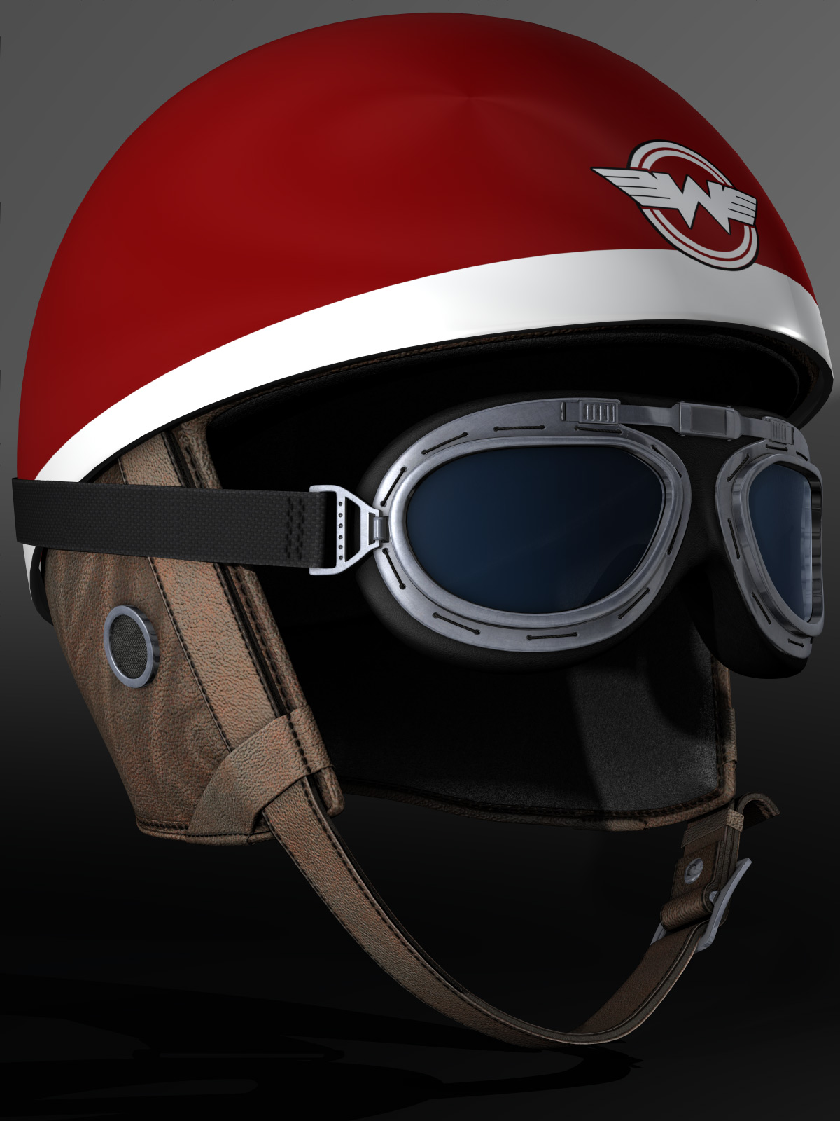 Cafe Racer Half Helmet by N/A