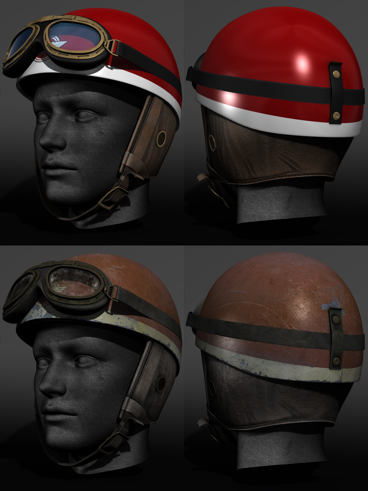 Cafe Racer Half Helmet by N/A