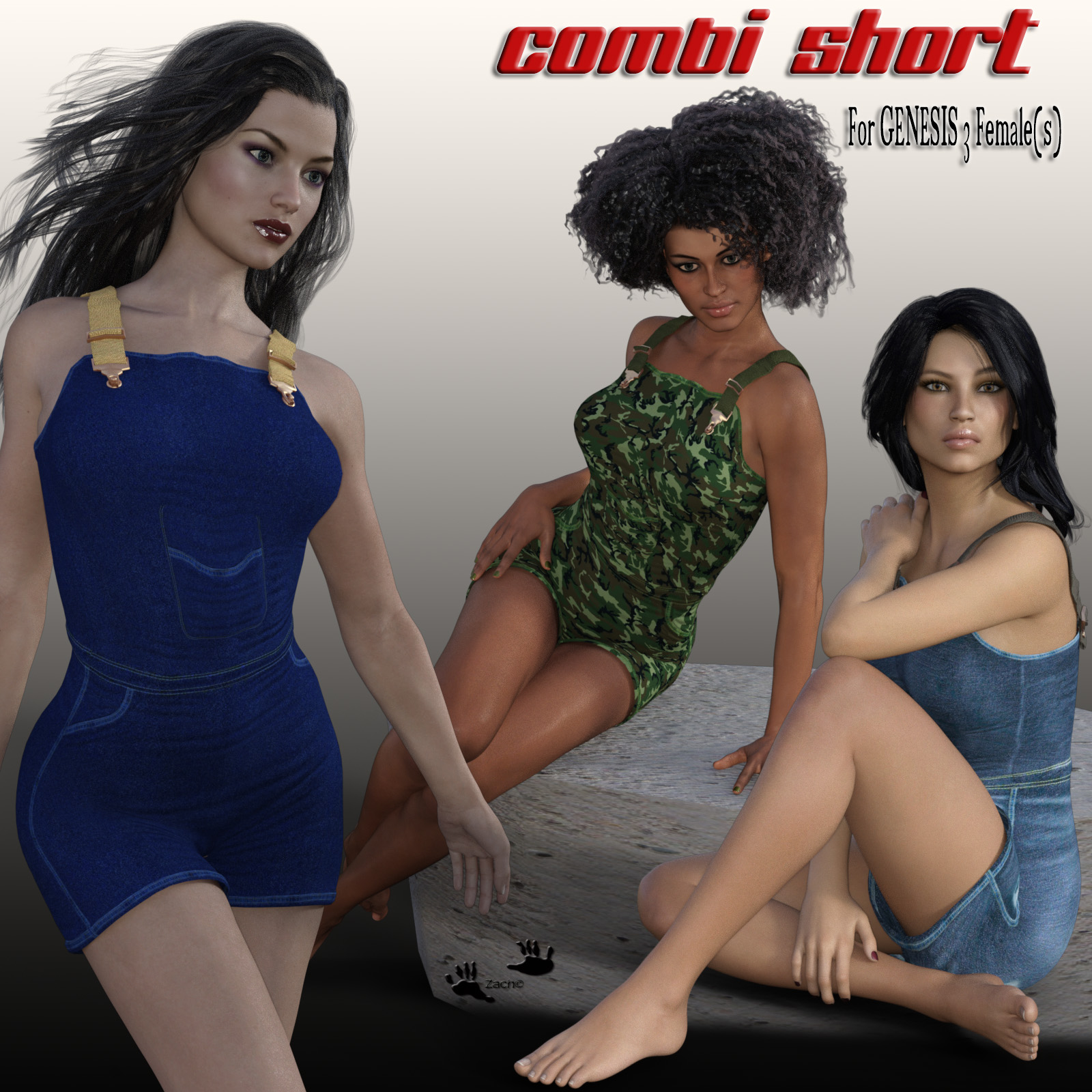 Combi Short for GENESIS 3 Females by N/A