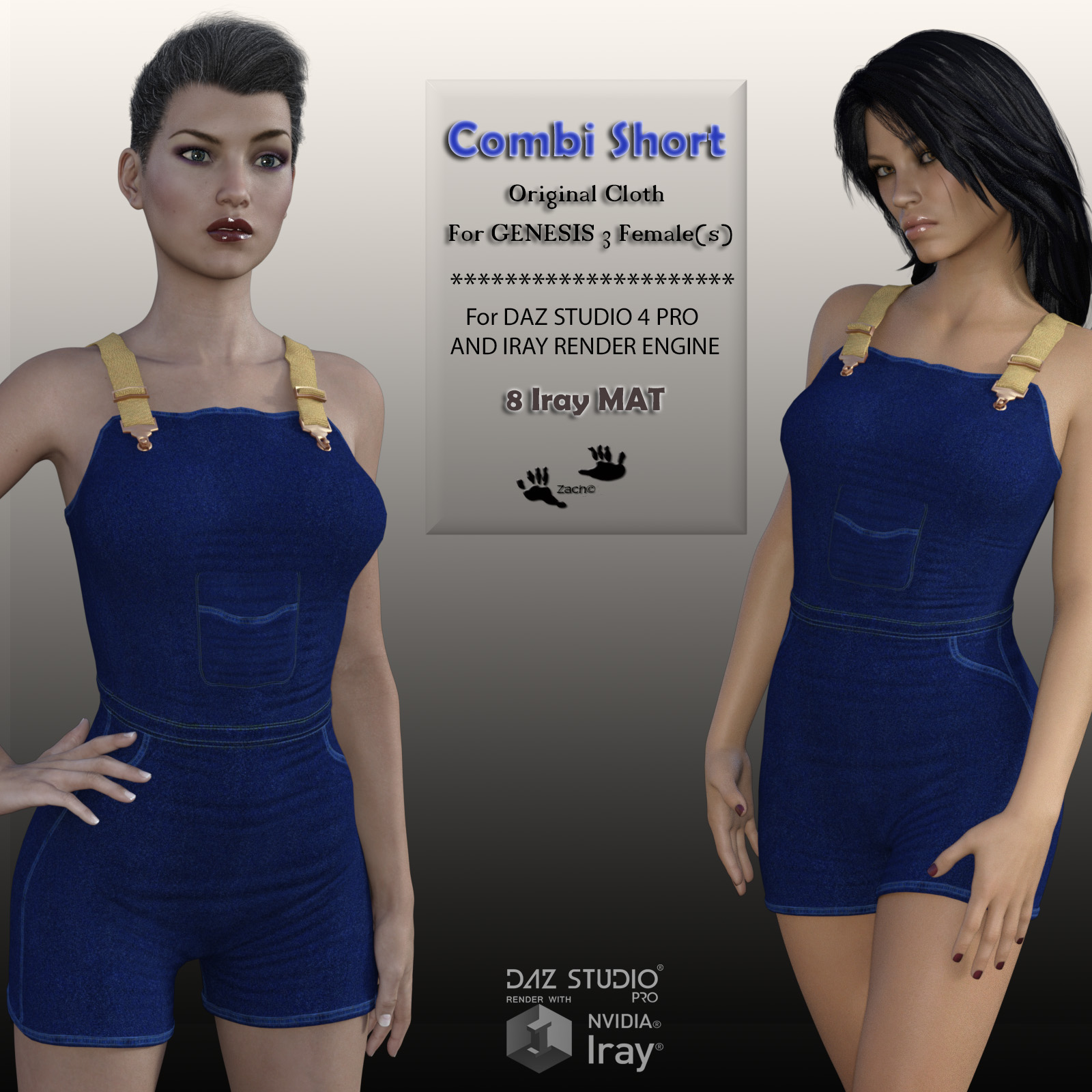 Combi Short for GENESIS 3 Females by N/A