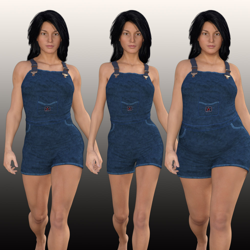 Combi Short for GENESIS 3 Females by N/A