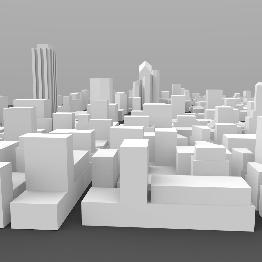 San Diego Cityscape- 3ds and obj - Extended License by N/A