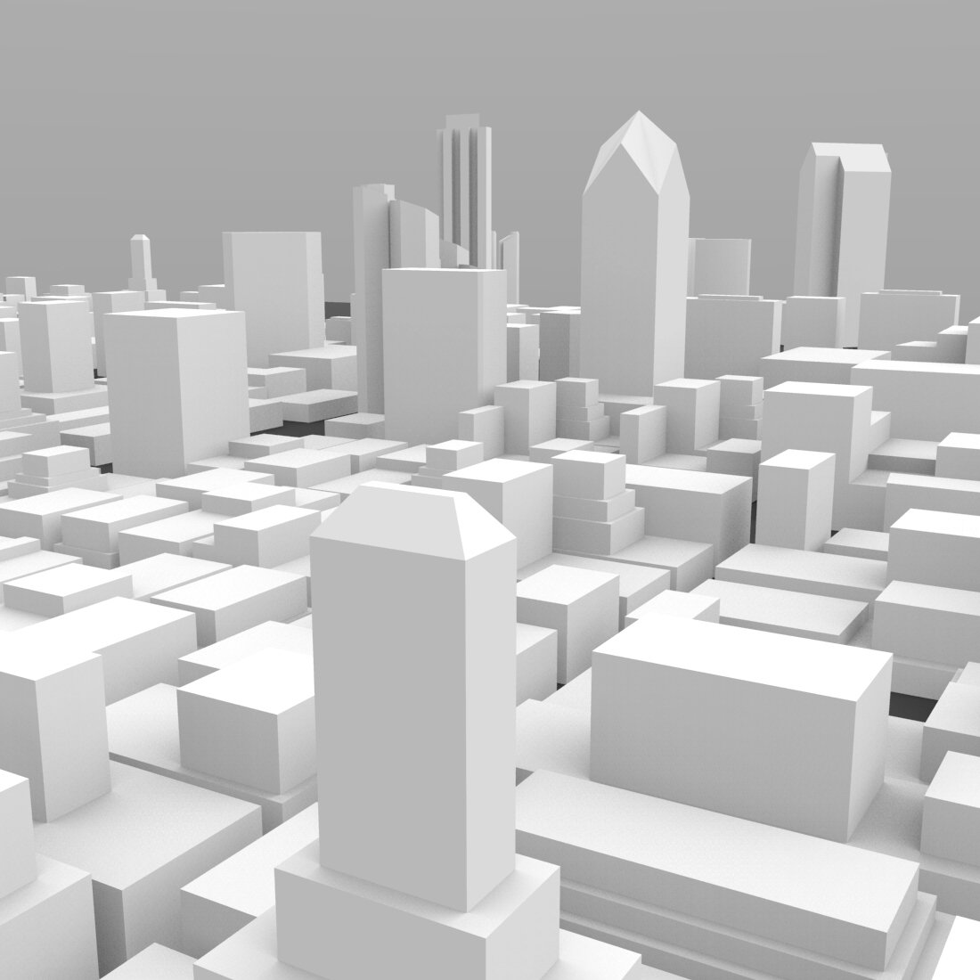 San Diego Cityscape- 3ds and obj - Extended License by N/A