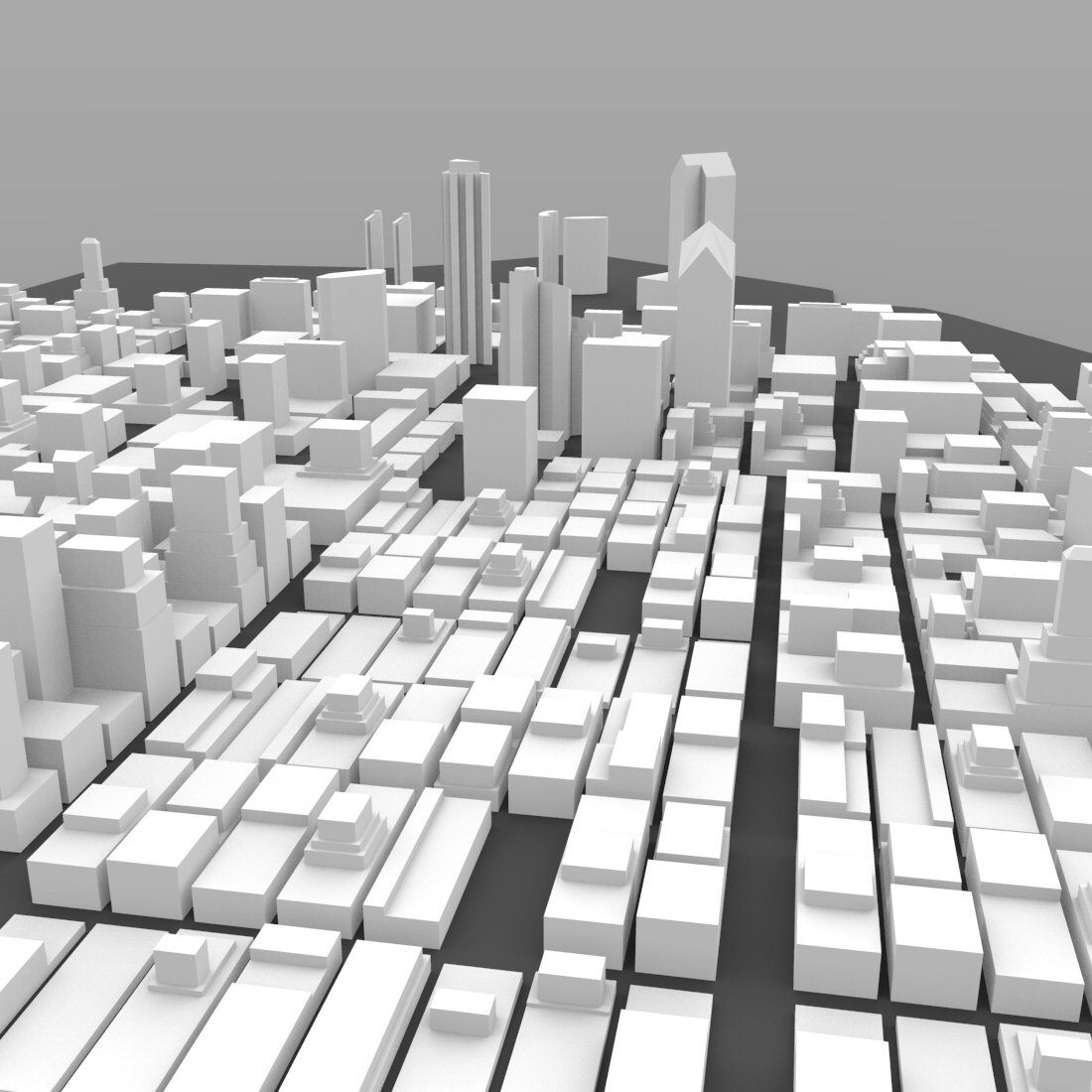 San Diego Cityscape- 3ds and obj - Extended License by N/A