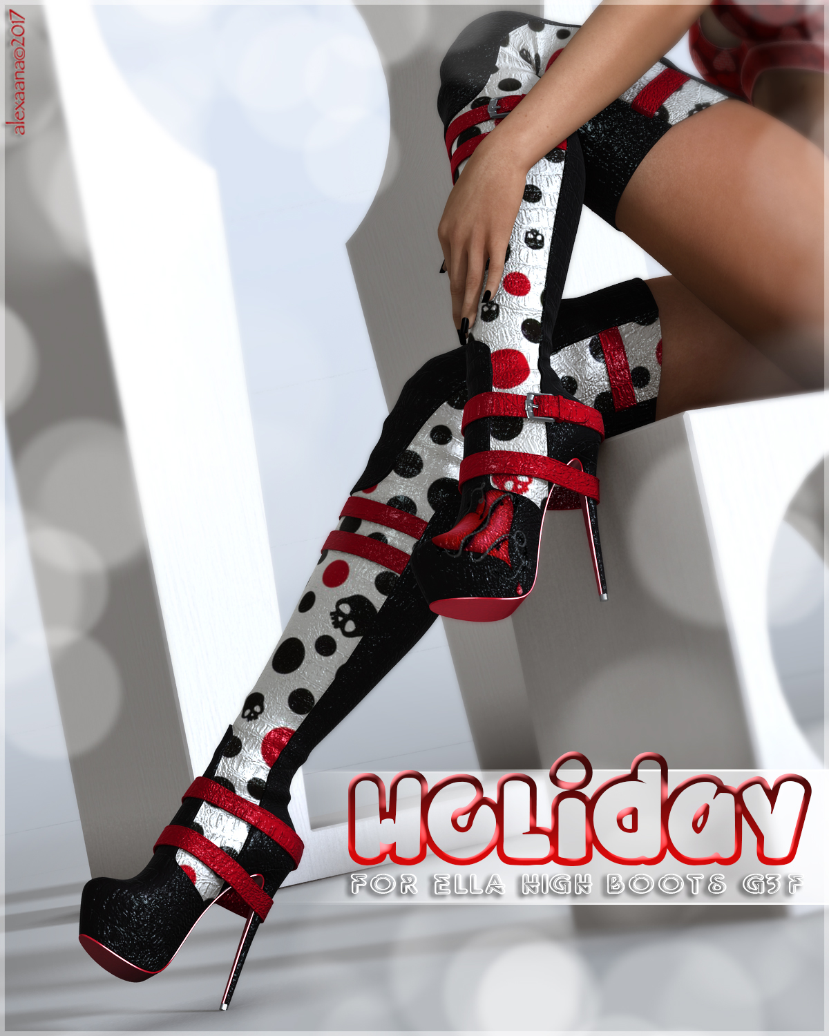 Holiday Ella High Boots G3F by N/A