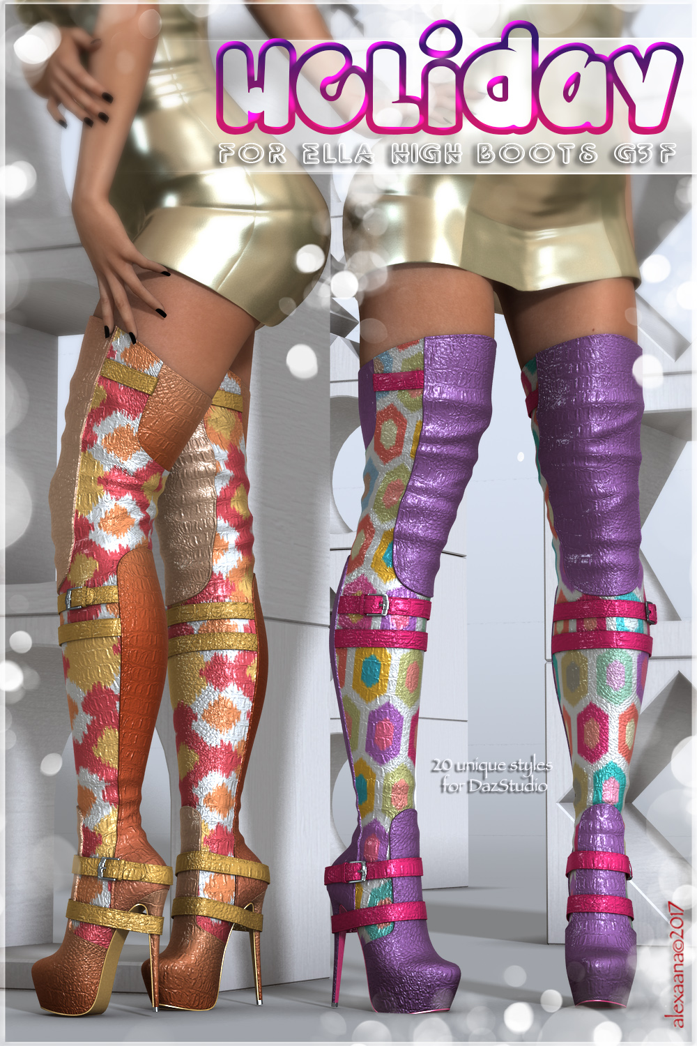 Holiday Ella High Boots G3F by N/A