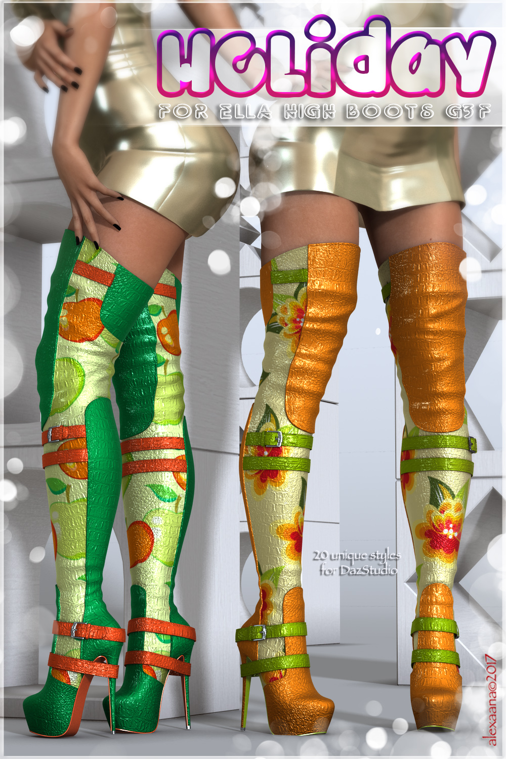 Holiday Ella High Boots G3F by N/A