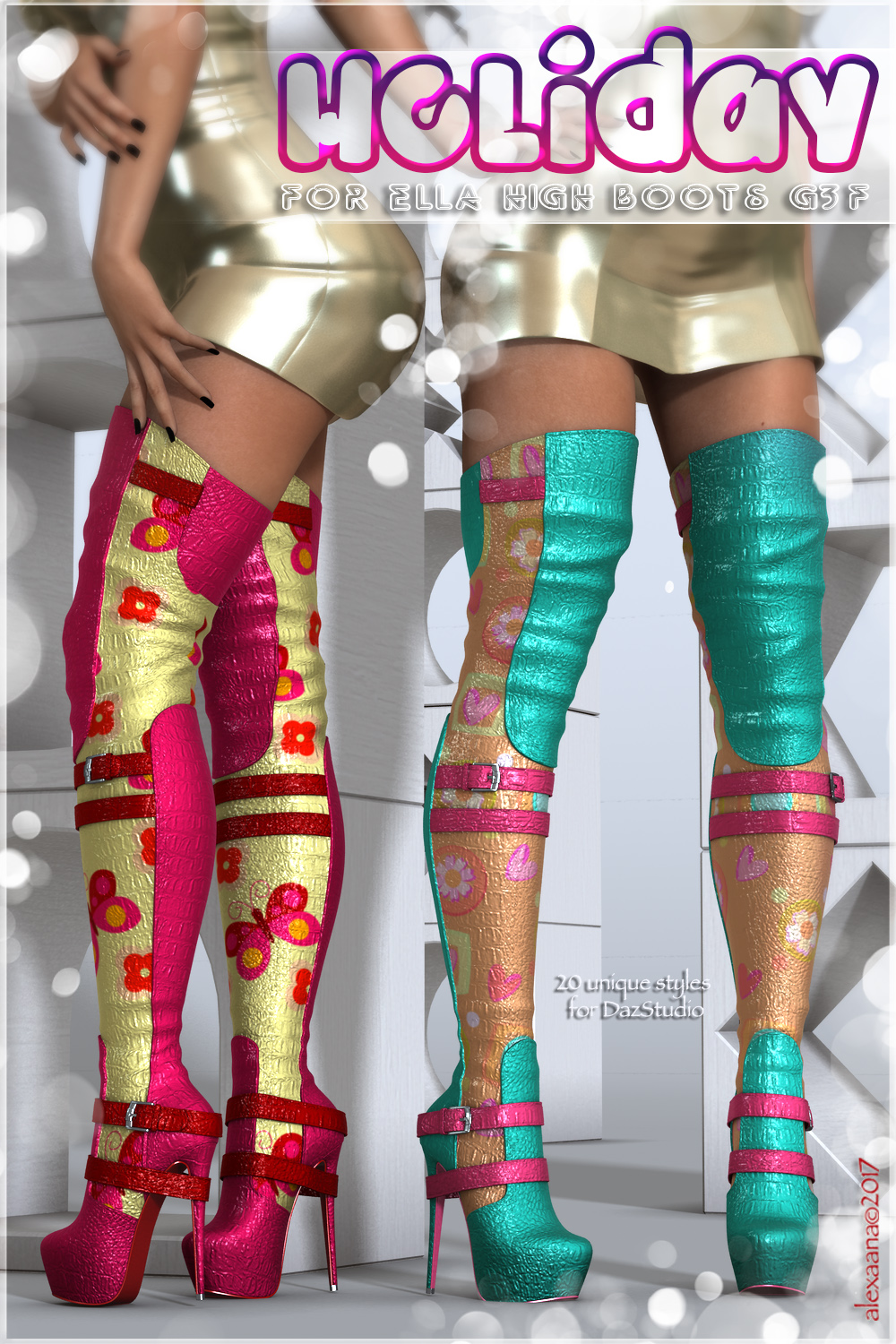 Holiday Ella High Boots G3F by N/A