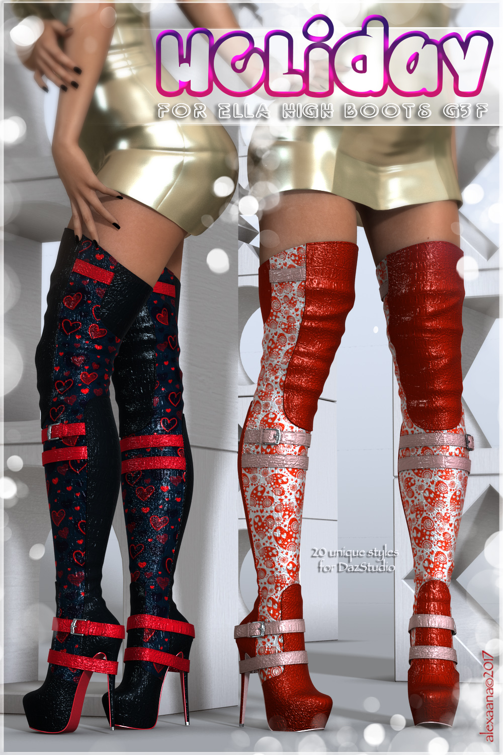 Holiday Ella High Boots G3F by N/A