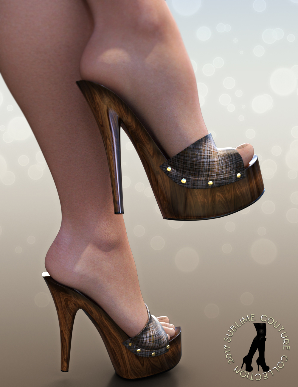 NYC Couture: Wood Mules Genesis 3 Female by N/A