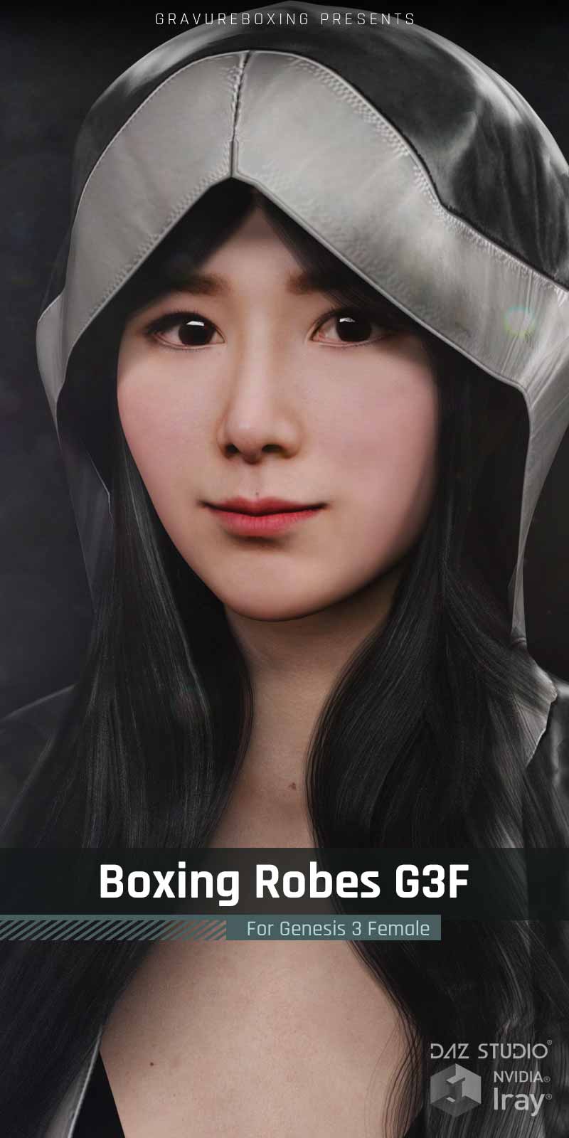 Boxing Robes G3F for Genesis 3 Female by N/A