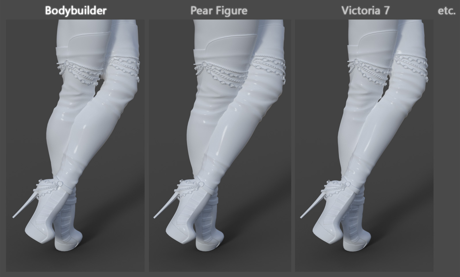 Sandra High Boots for Genesis 3 Females by N/A