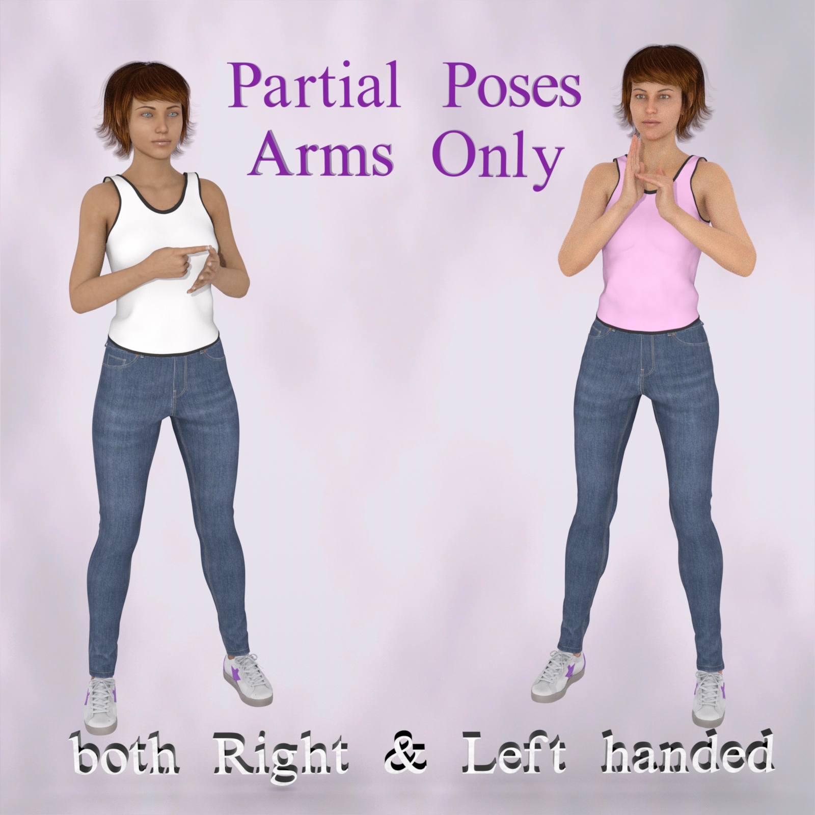 BSL Fingerspell Poses for G8F and Victoria 8 by N/A