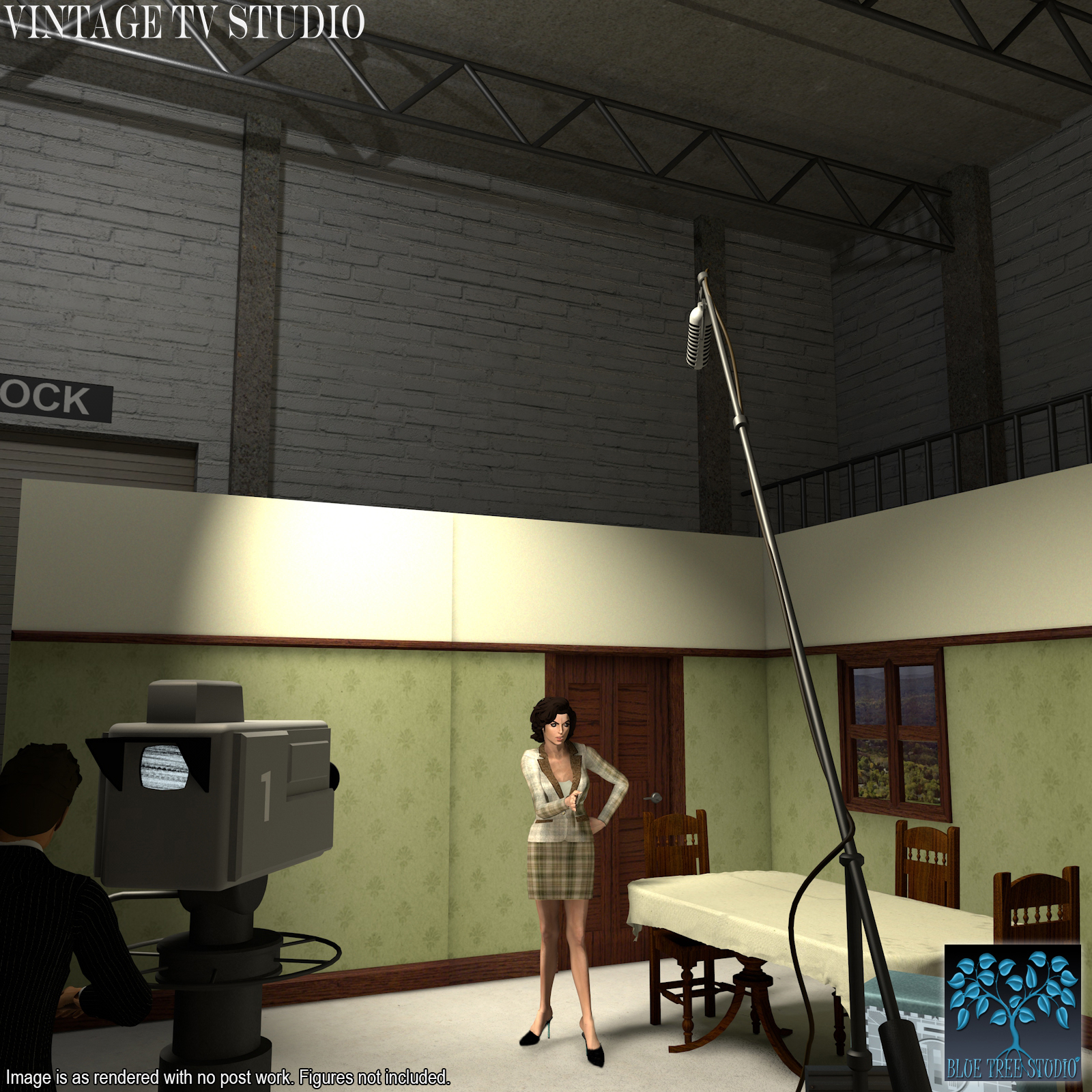 Vintage TV Studio by N/A