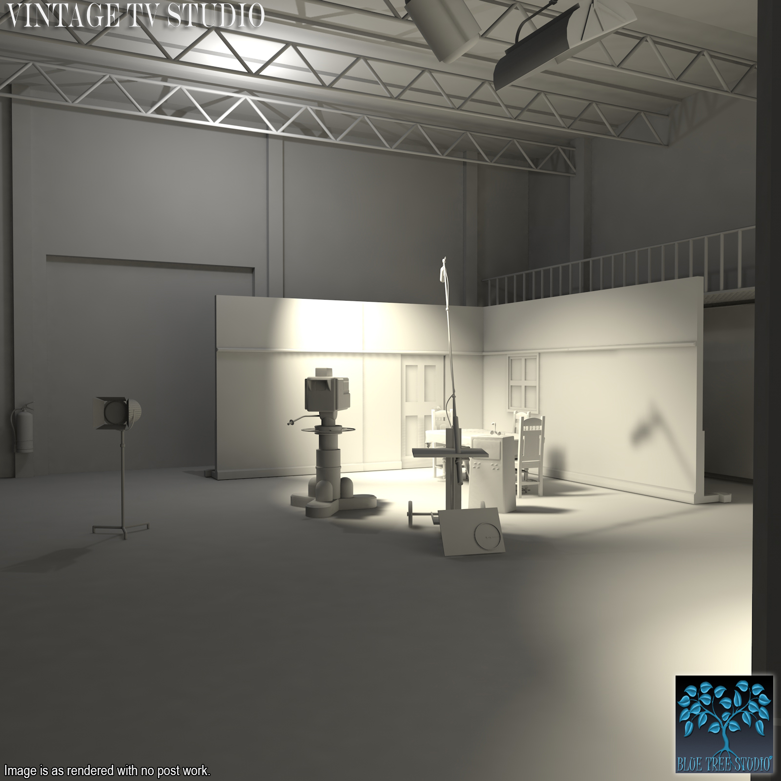 Vintage TV Studio by N/A