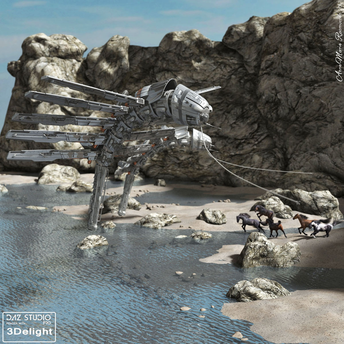 Alien Drone for DAZ by N/A