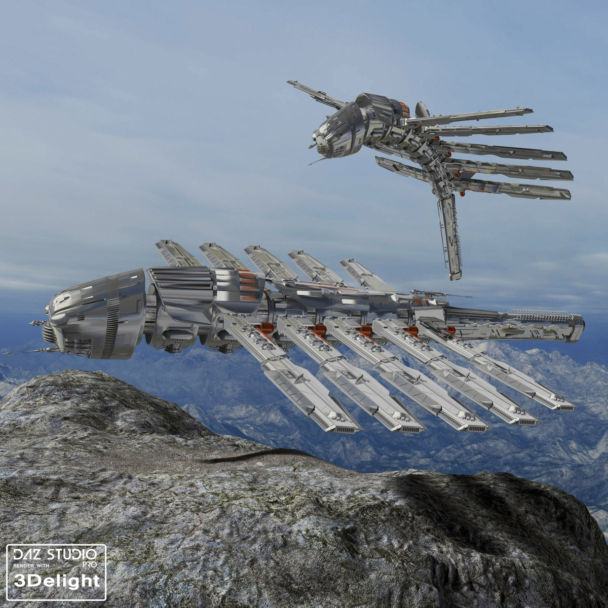 Alien Drone for DAZ by N/A