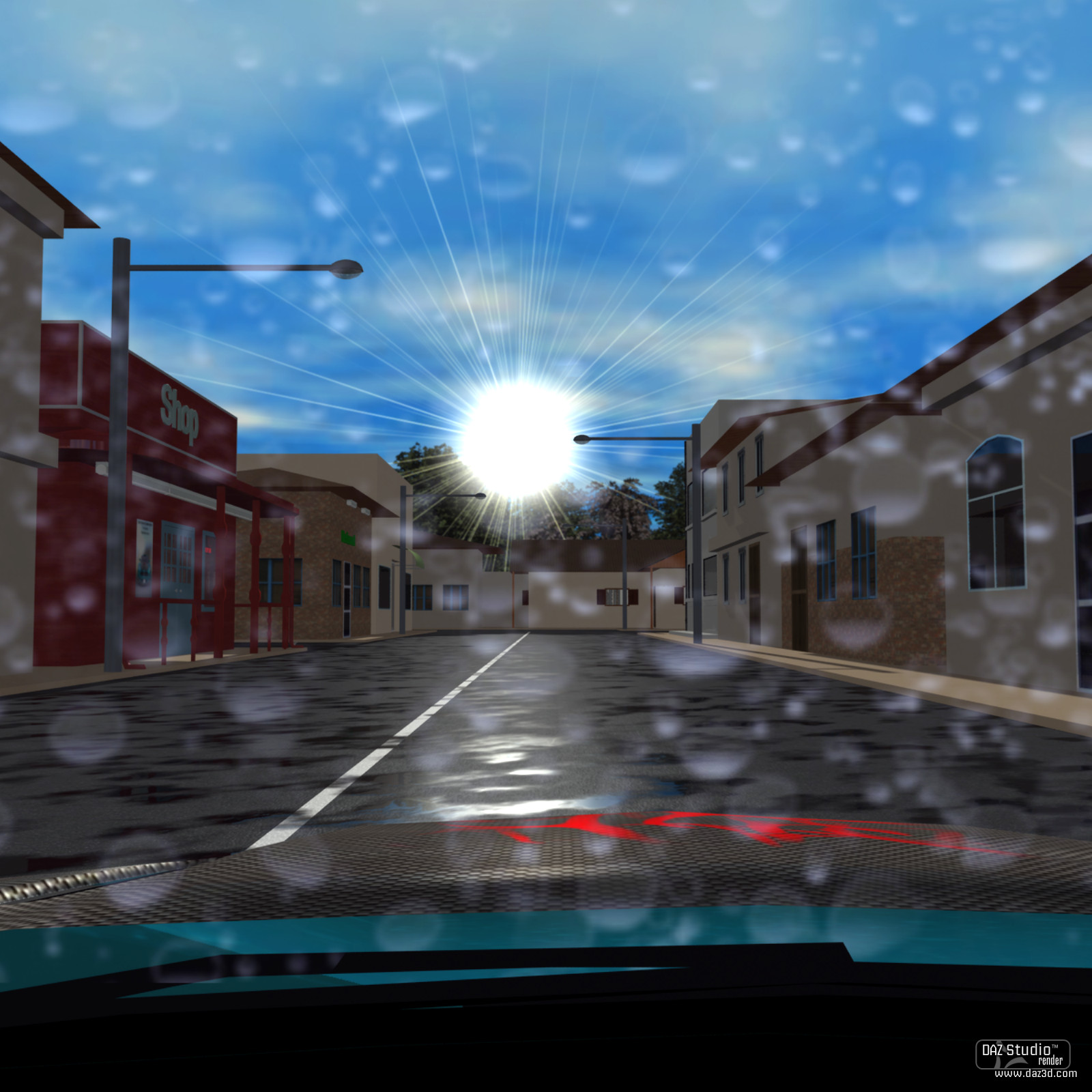 Real Rain Effects DAZ by N/A