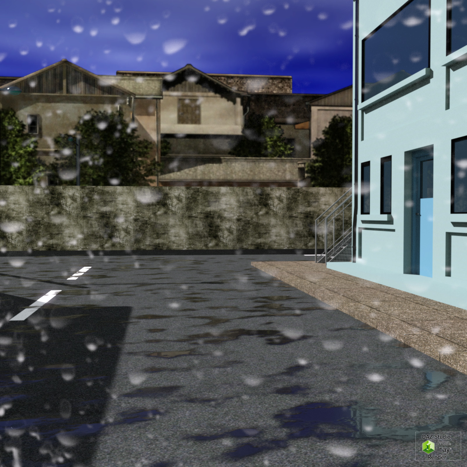 Real Rain Effects DAZ by N/A