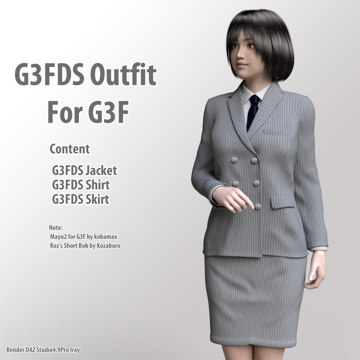 G3FDS Outfit for G3F by N/A