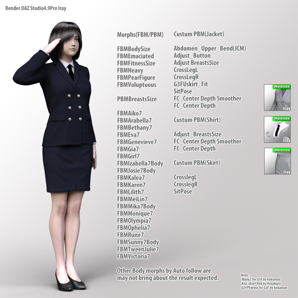 G3FDS Outfit for G3F by N/A