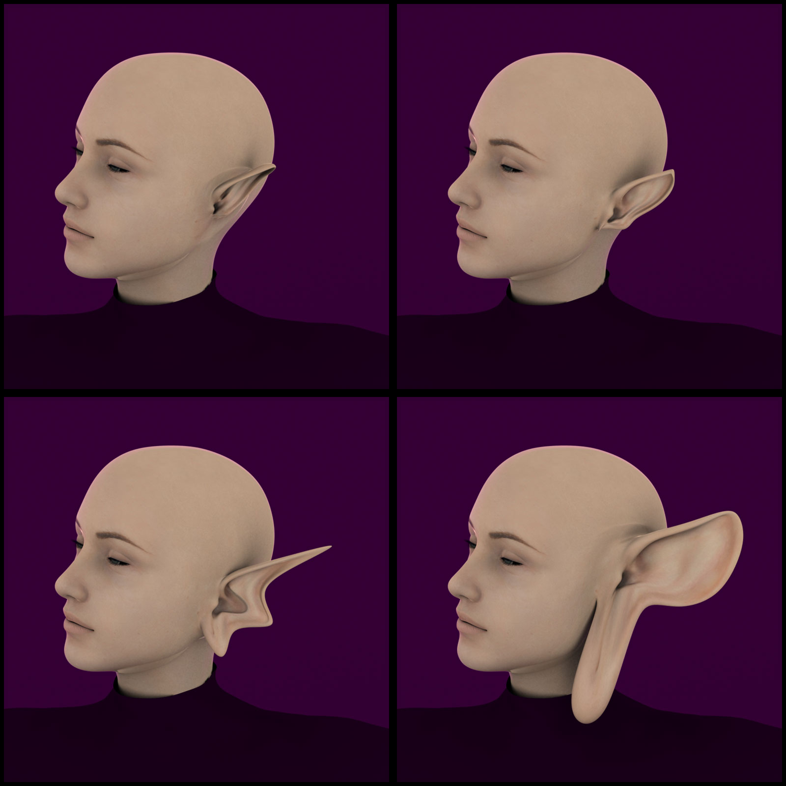 Ears Morphs for G8F by N/A