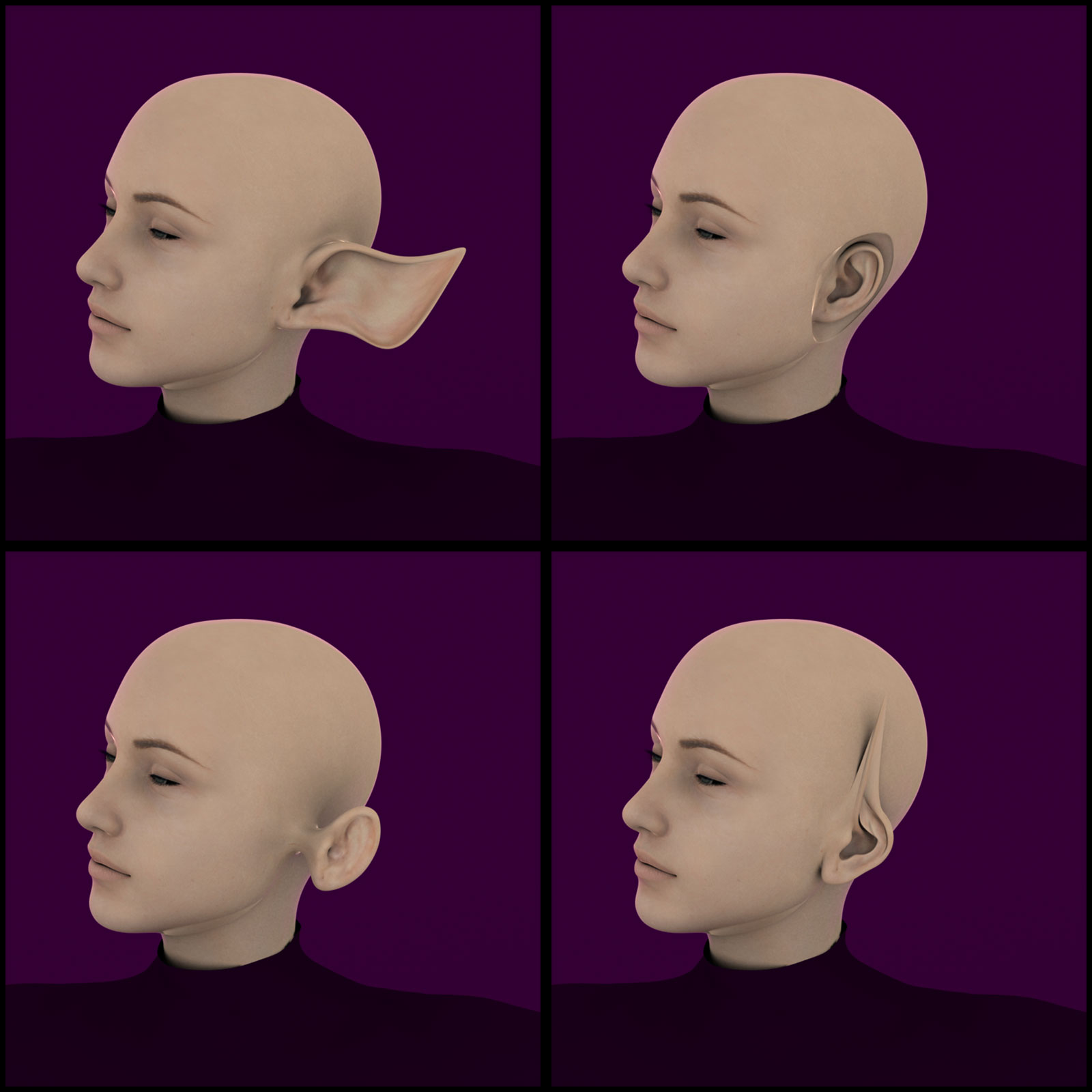 Ears Morphs for G8F by N/A