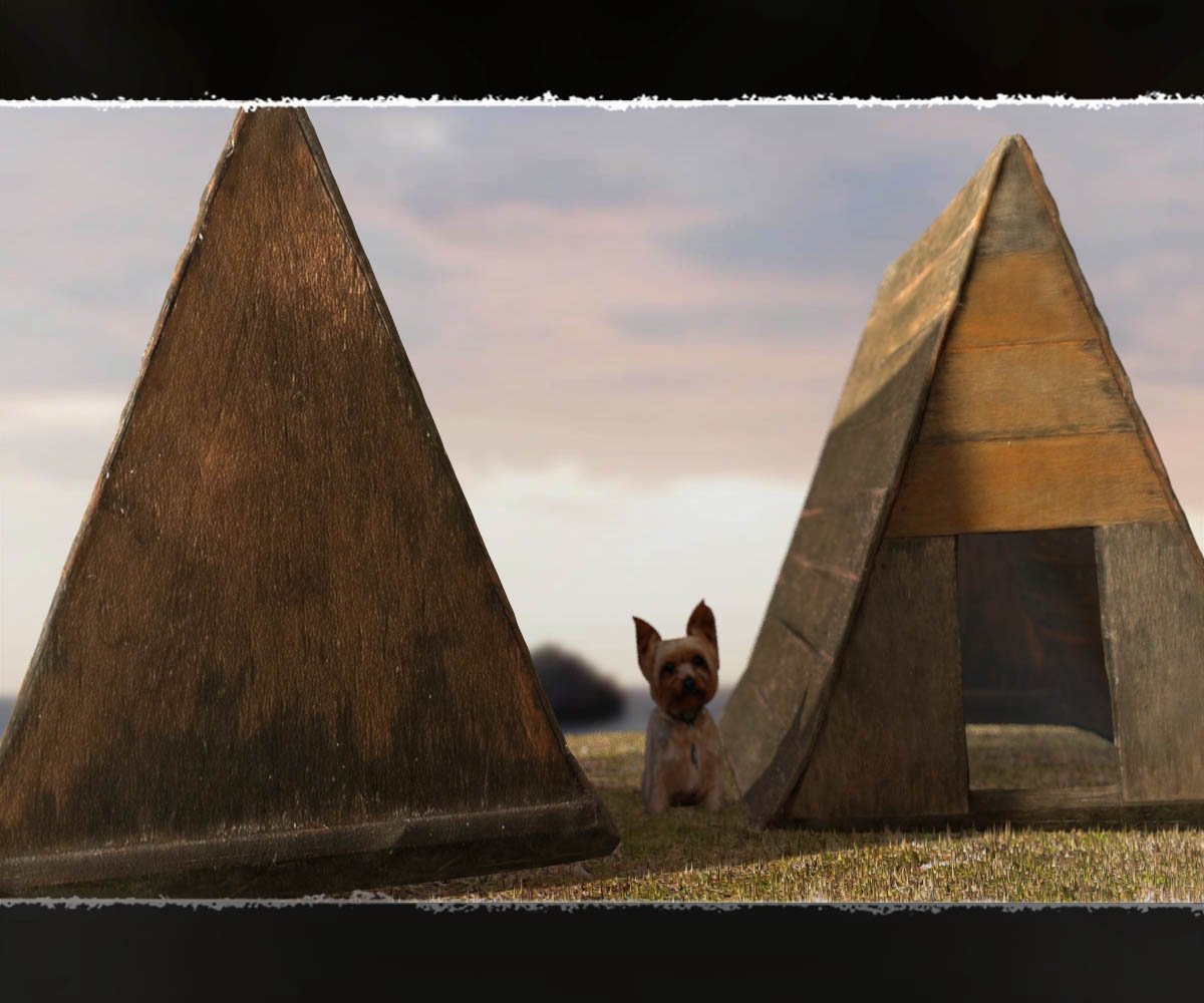 Photo Props: Handmade Old Doghouse by N/A