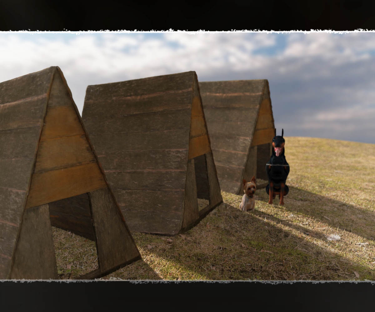 Photo Props: Handmade Old Doghouse by N/A
