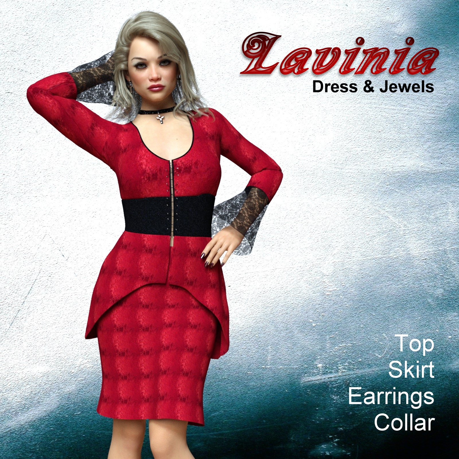 Lavinia Dress for G3F & G8F by N/A