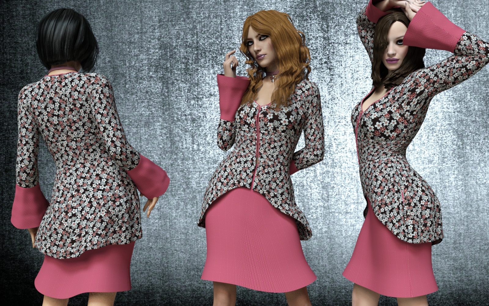 Lavinia Dress for G3F & G8F by N/A