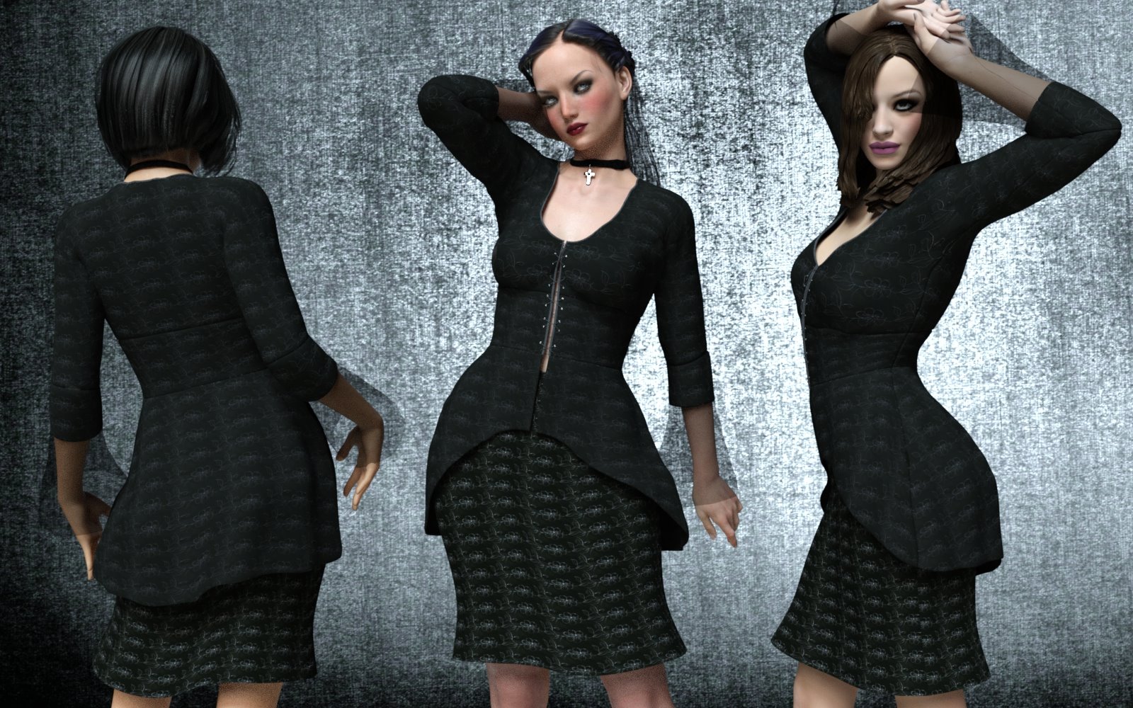 Lavinia Dress for G3F & G8F by N/A