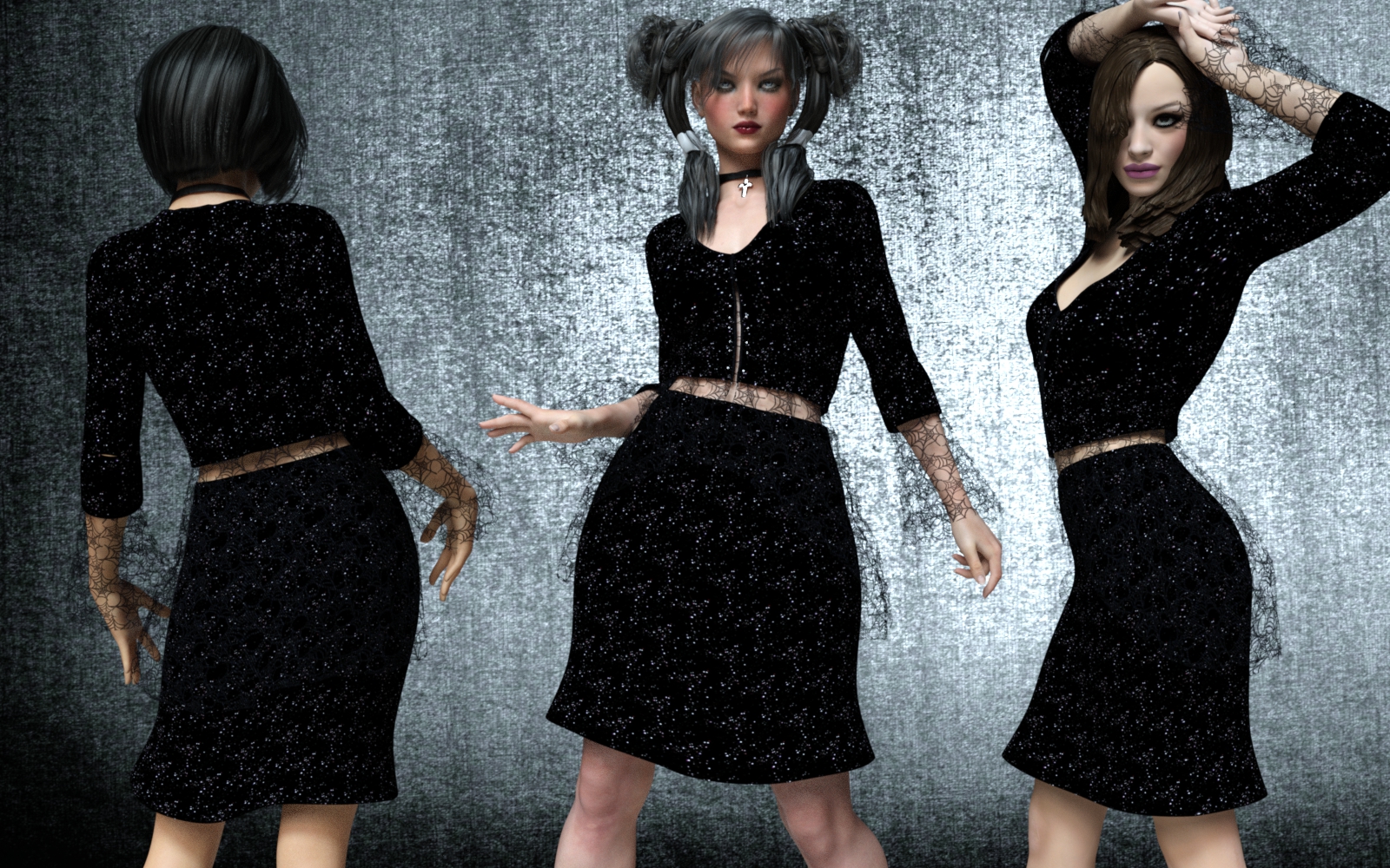 Lavinia Dress for G3F & G8F by N/A