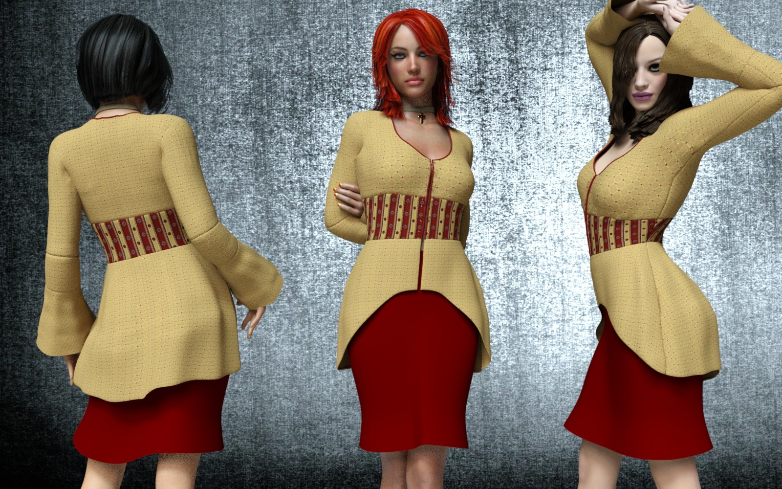 Lavinia Dress for G3F & G8F by N/A