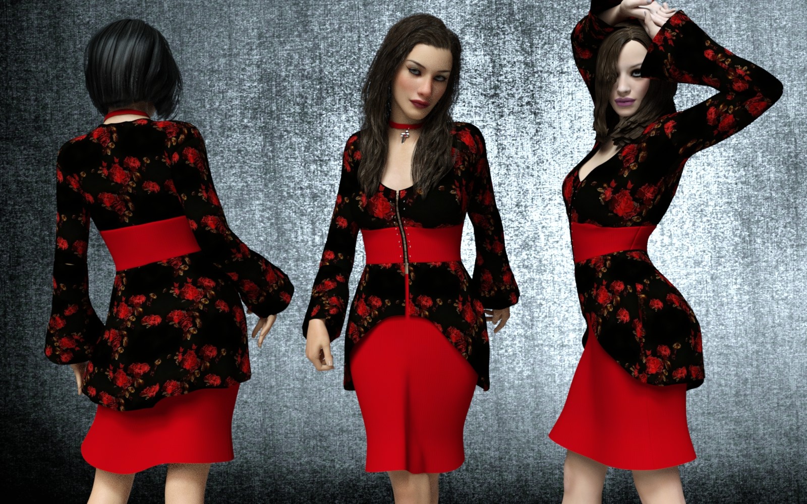 Lavinia Dress for G3F & G8F by N/A