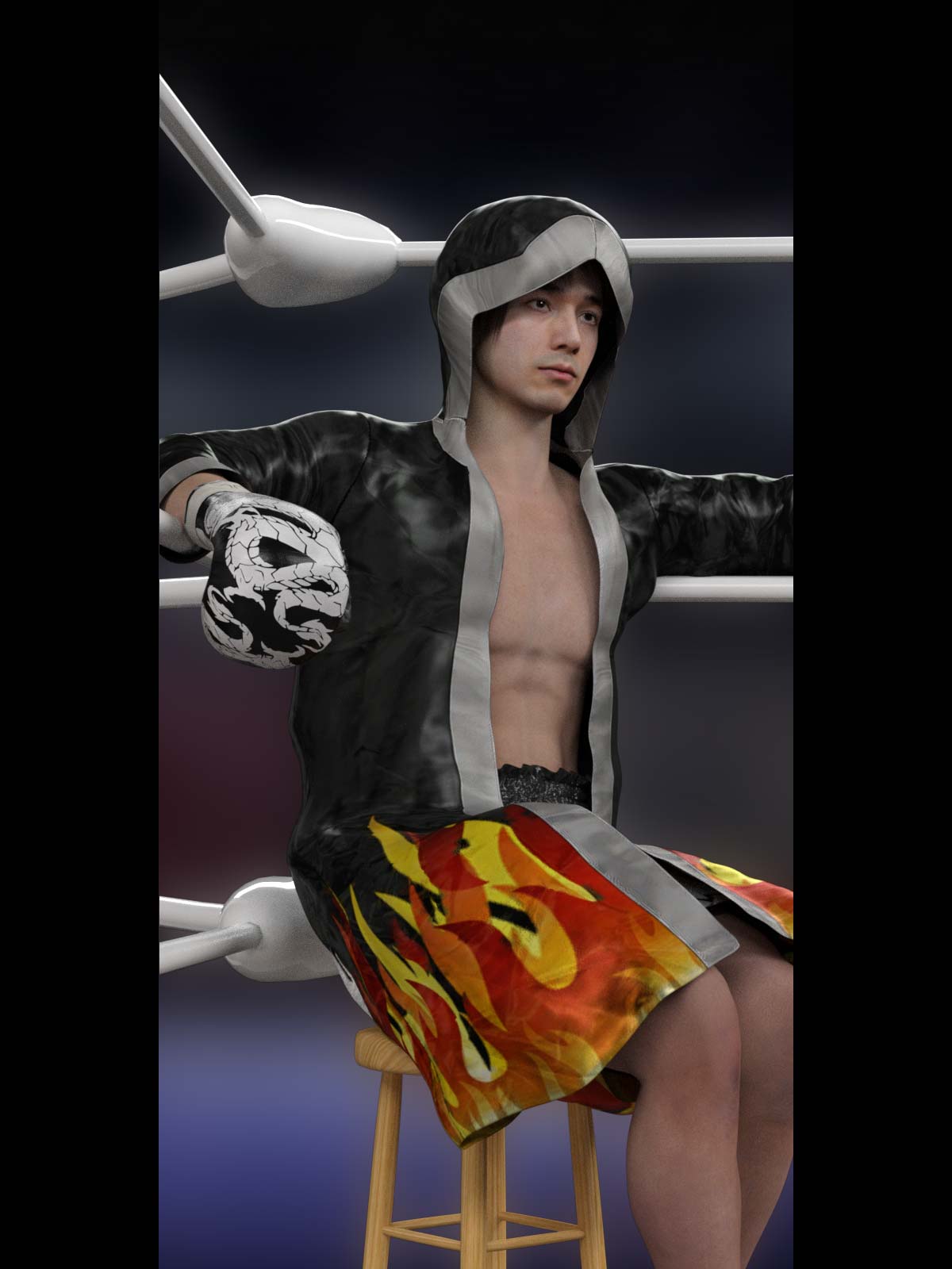 Boxing Robes G3 Pack for Genesis 3 Female and Male by N/A
