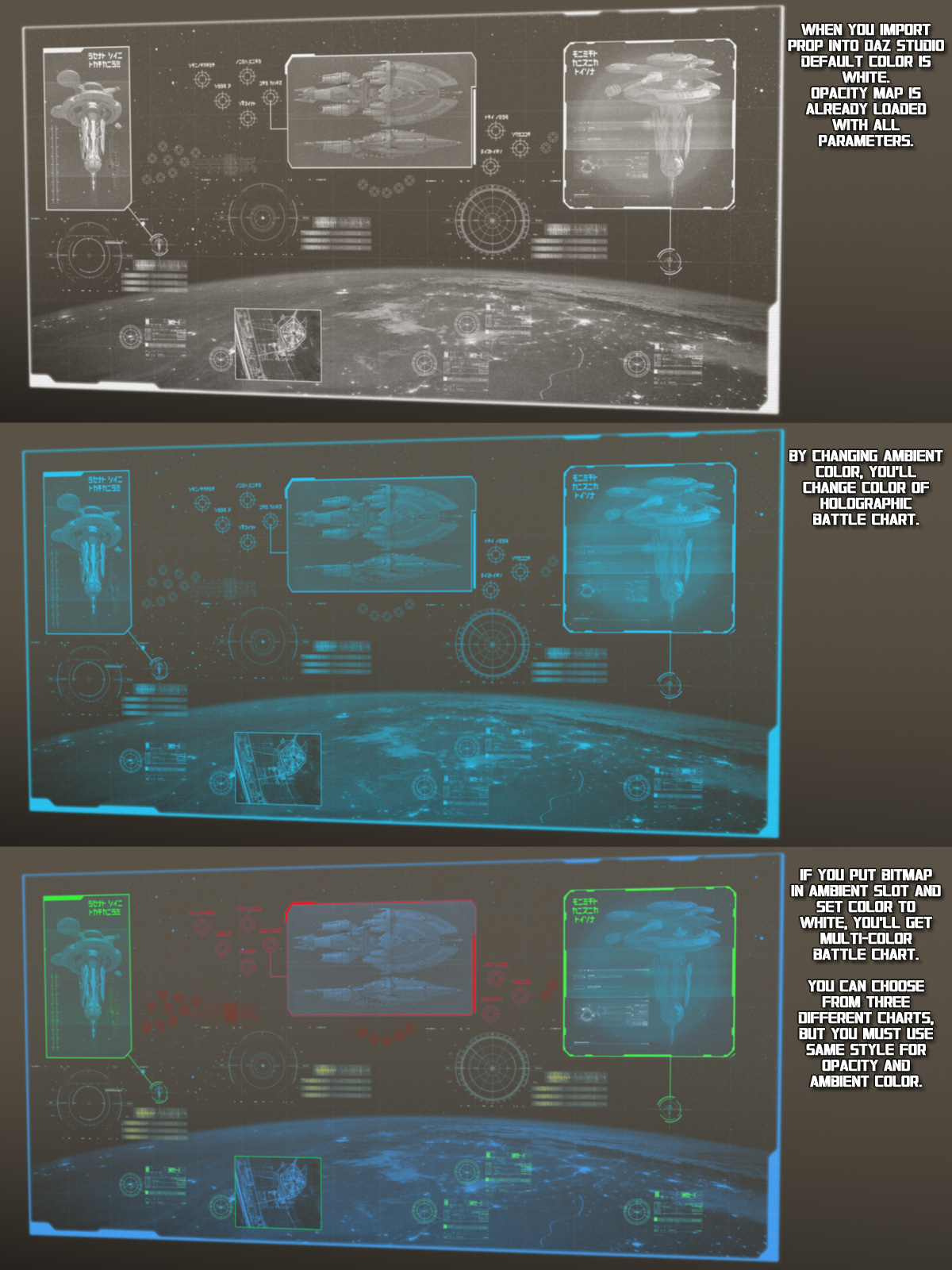 Holographic Battle Charts by N/A