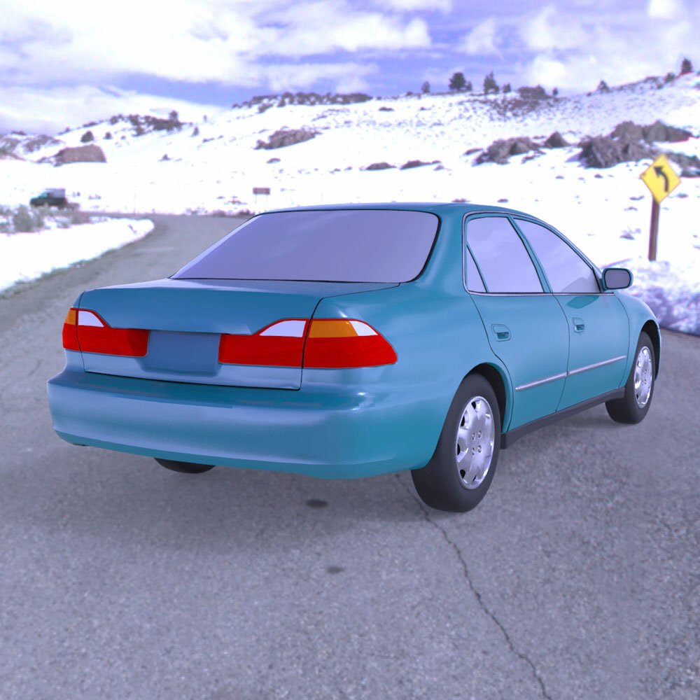 Honda Accord 1998 - 3ds and obj - Extended License by N/A
