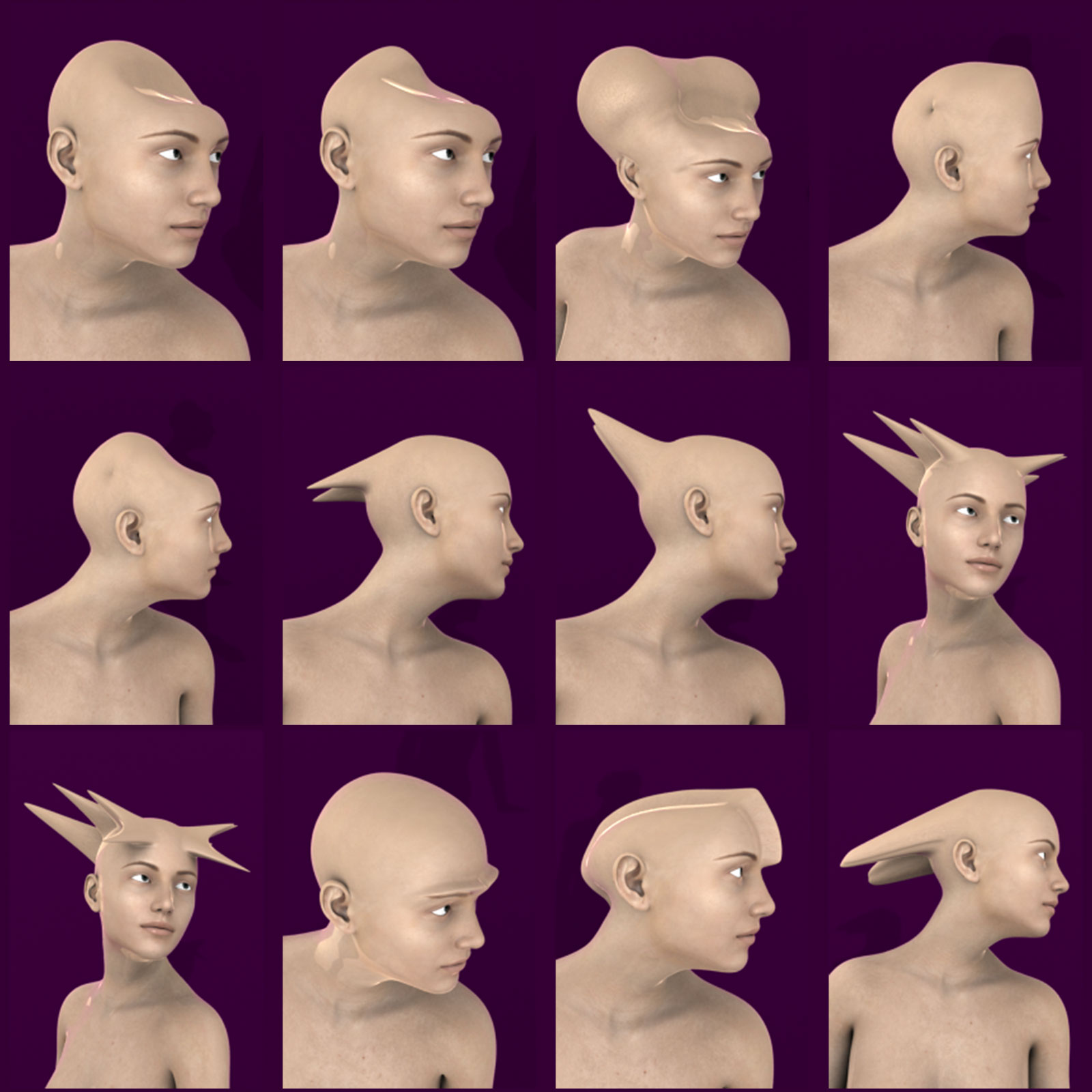 Head Morphs For Genesis 8 Female by N/A