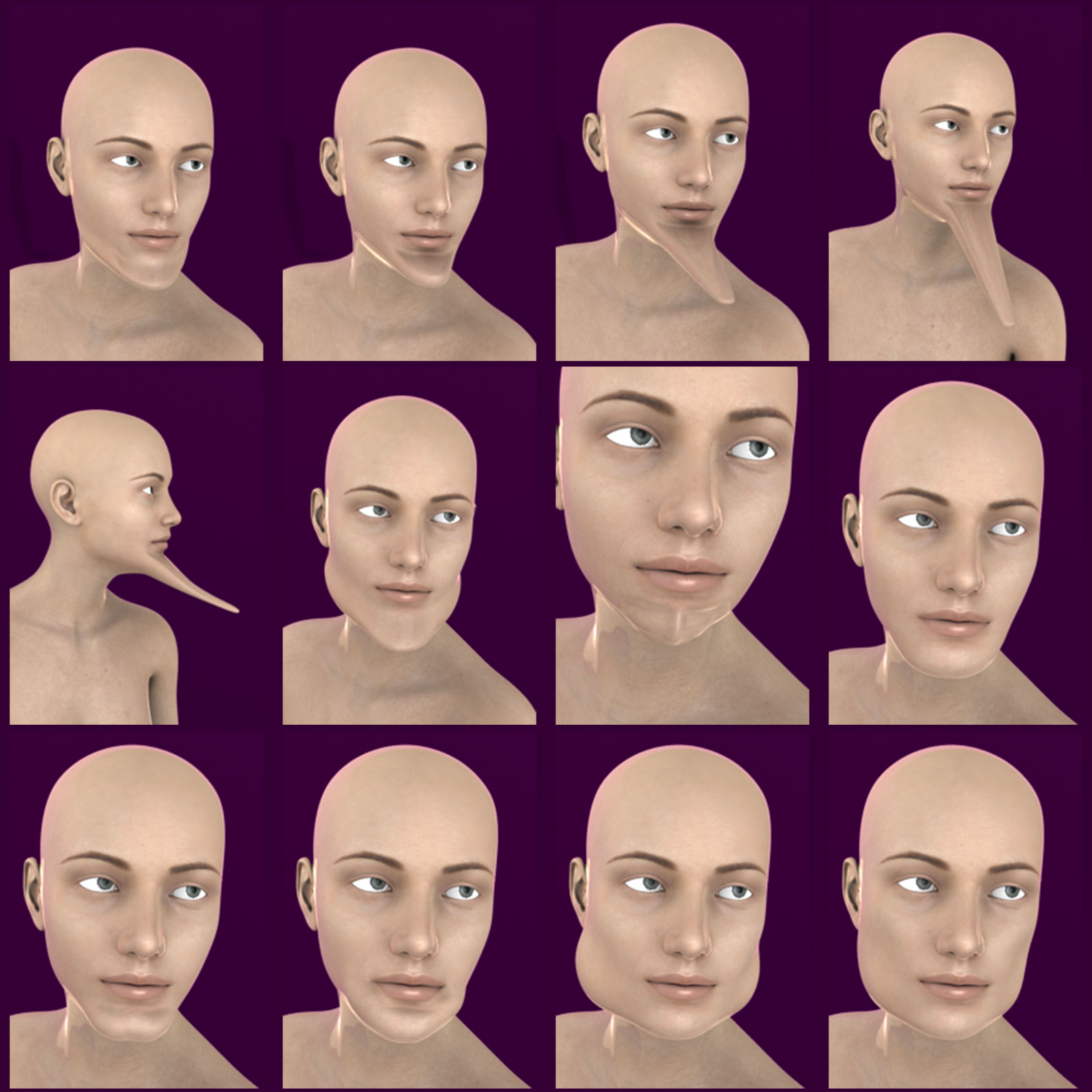 Jaw Morphs For Geness 8 Female by N/A