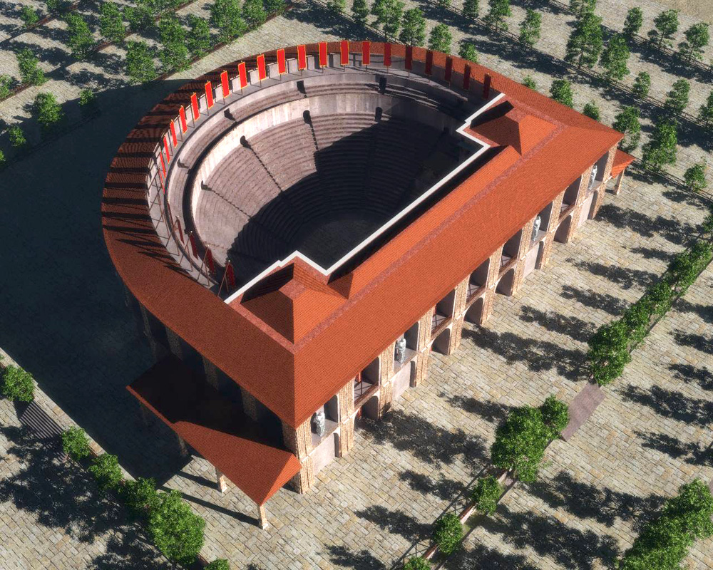 Herculaneum Theater - the complete set for VUE by N/A