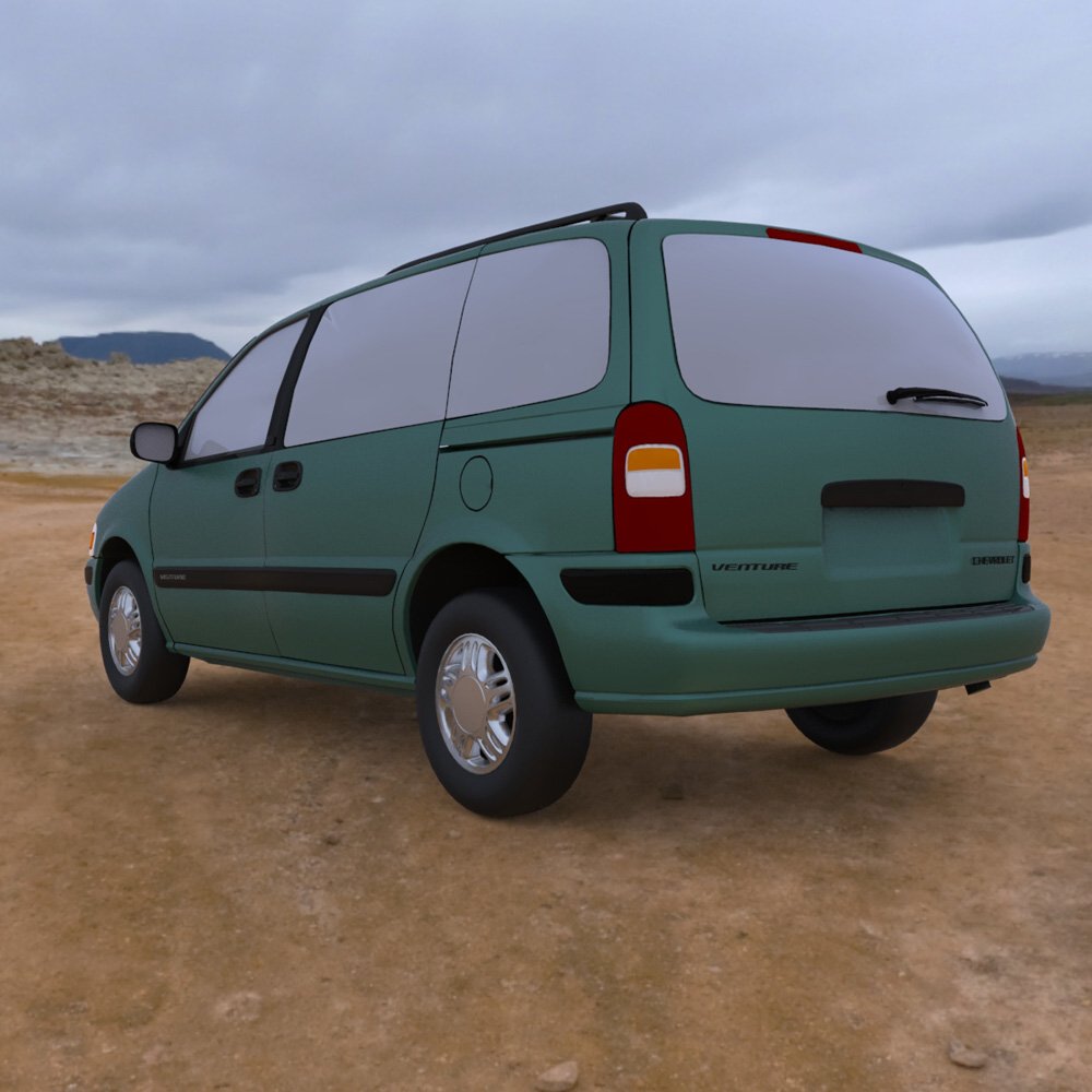 Chevy Venture 1998 - 3ds and obj - Extended License by N/A